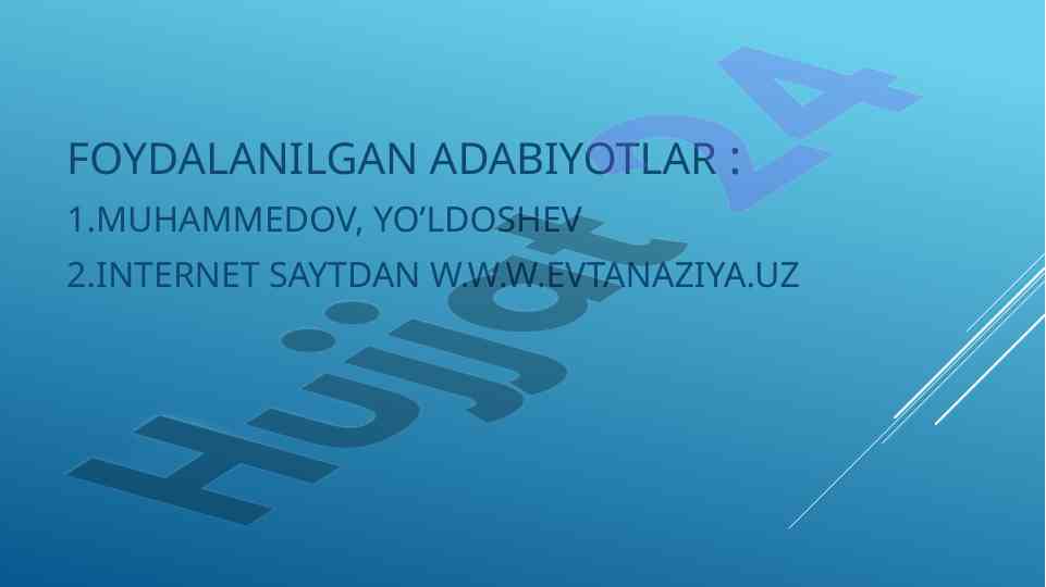 Suitsid va aktivevtanaziyaning ko‘rinishi