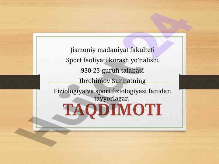 O'smirlar va yoshlarning sport yutuqlari