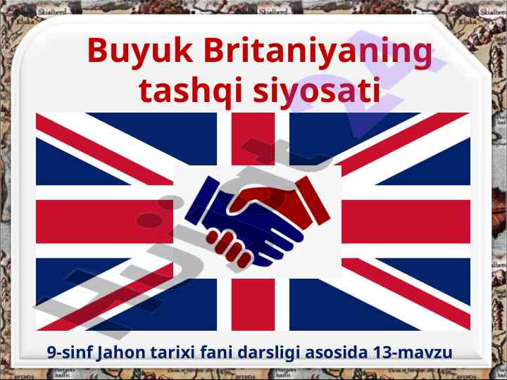 Buyuk britaniyaning iqtisodiy taraqqiyoti va harbiy qudrati