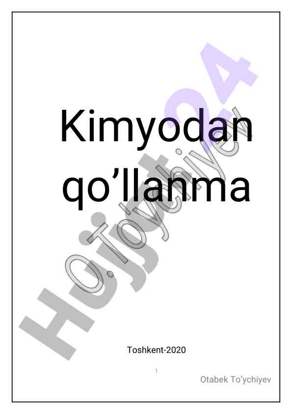 Kimyo boblari bilan tanishing