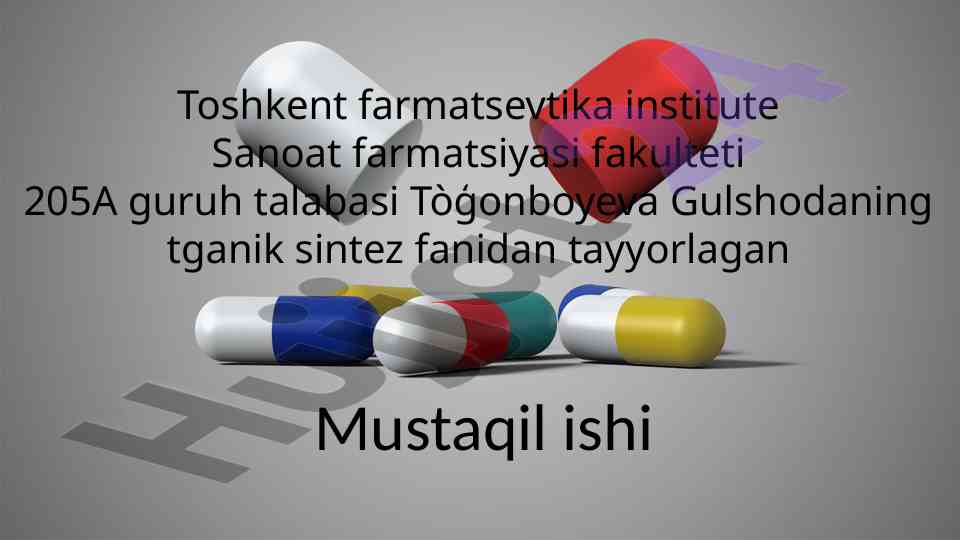 Vitaminlar ishlab chiqarish va ularning ahamiyati