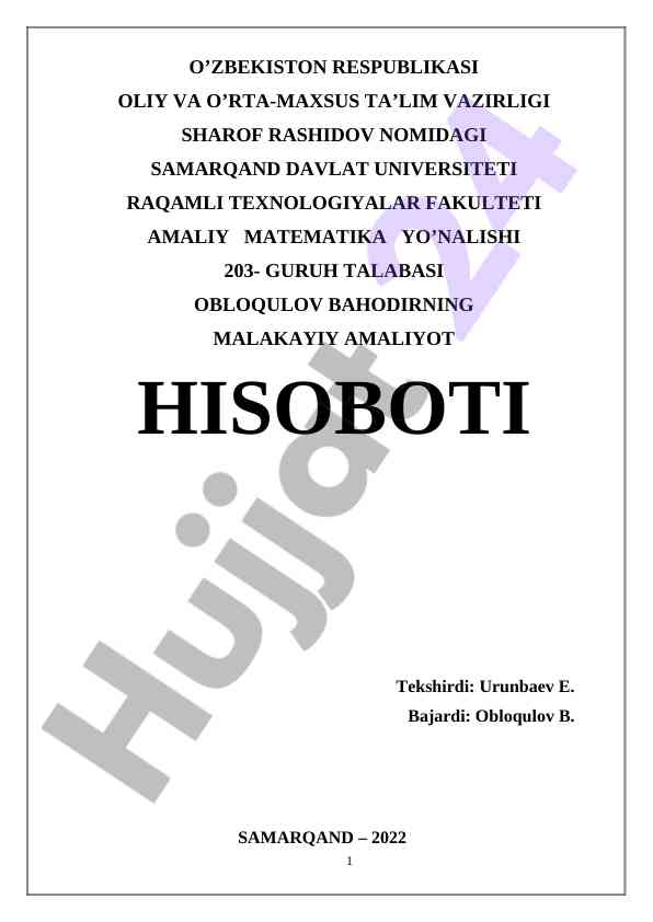 Chiziqli tenglamalar sistemasini yechish amaliy masalalar