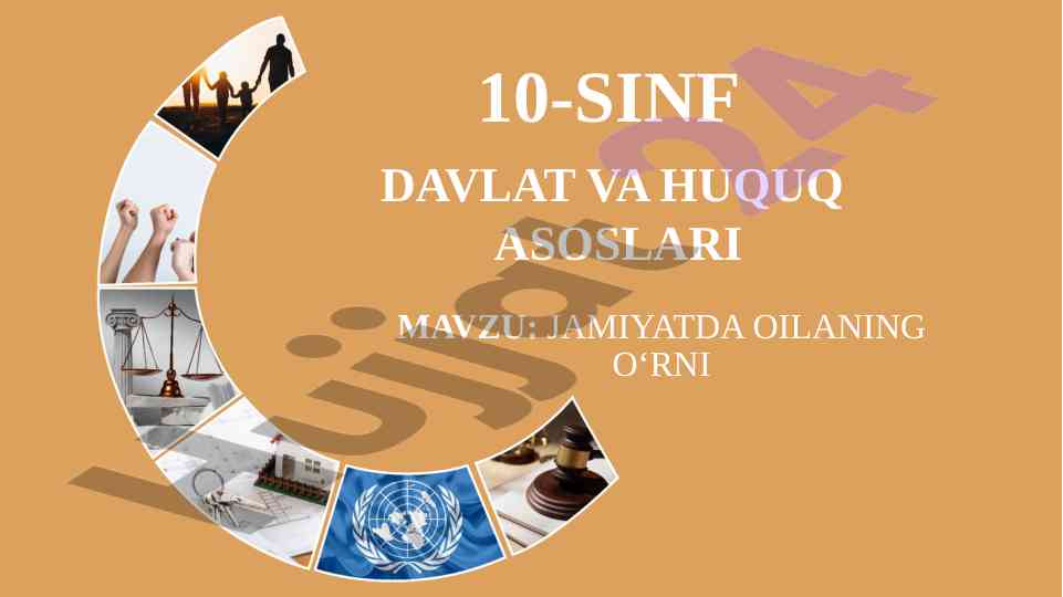 Oilaning o'rni va davlat huquq asoslari